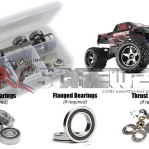 tra043r - Rubber Shielded Bearing Kit For The Traxxas Stamped 4x4 (#67054/86)