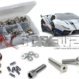 tra075 - Traxxas X0-1 TSM Ed. Stainless Screw Kit