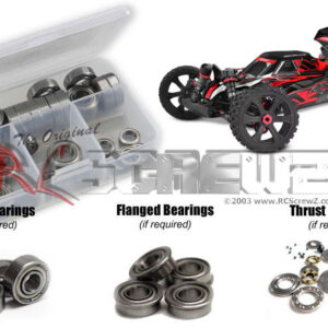 cor015b - Team Corally Asuga XLR 6S RTR (#C00288R) Compatible Metal Shielded Bearing Kit