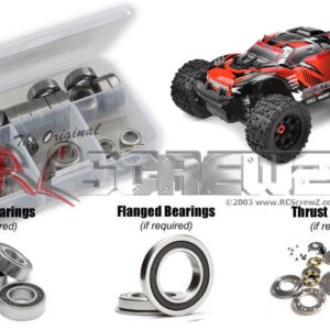 cor026r - Corally Sketer XP 4s EP Monster Truck (#00191) Compatible Rubber Shielded Bearing Kit