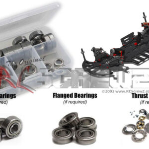 crc009b - Rubber Shielded Bearing Kit Compatible With CRC Battle Axe 3.0 RT Oval (#1901)
