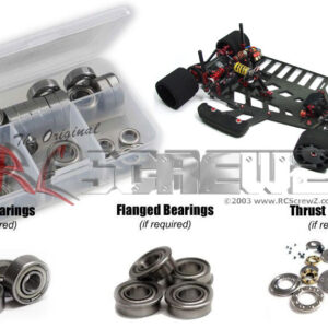 crc010b - Metal Shielded Bearing Kit Compatible With CRC Battle Axe 2.0 RT Oval (#1900)