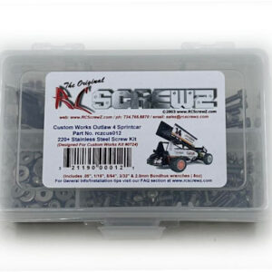 cus012 - Stainless Steel Screw Kit For The Custom Works Outlaw 4 Sprintcar (#0724)