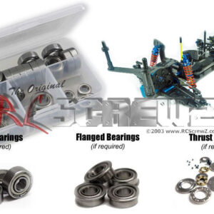 cus014b - Metal Shielded Bearing Kit For The Custom Works Rocket 4 Latemodel (#0714)