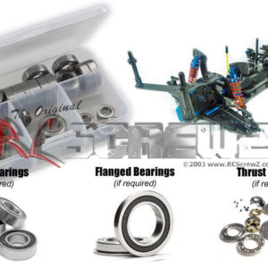 cus014r - Rubber Shielded Bearing Kit For The Custom Works Rocket 4 Latemodel (#0714)
