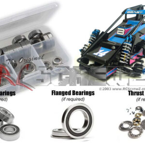 cus020r - Custom Works Beast Midget (#0650) Compatible Rubber Shielded Bearing Kit