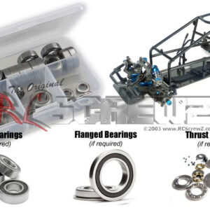 cus022r - Custom Works Enforcer 8 DD Offset (#0971) Compatible Rubber Shielded Bearing Kit