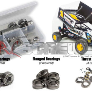 cus025b - Custom Works Bullet Sprint (#0740) Compatible Metal Shielded Bearing Kit