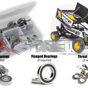 cus025r - Custom Works Bullet Sprint (#0740) Compatible Rubber Shielded Bearing Kit