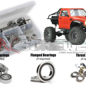 czr001r - Cross Brand RC SR4 Series Demon Rubber Shielded Bearings