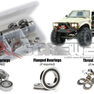 czr002r - Rubber Shielded Bearing Kit Compatible With Cross RC SG-4 4x4 Demon (#CZRSG4B)