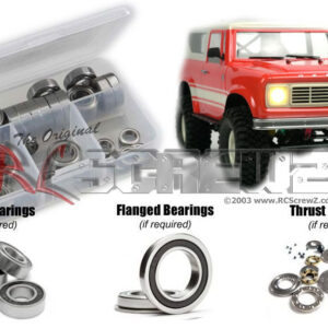 czr003r - Rubber Shielded Bearing Kit Compatible With Cross RC KR4 Athletics Series (#KR4B)