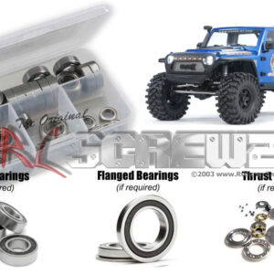czr007r - Cross RC EMO-X / RTR (#CZREMOX) Compatible Rubber Shielded Bearing Kit