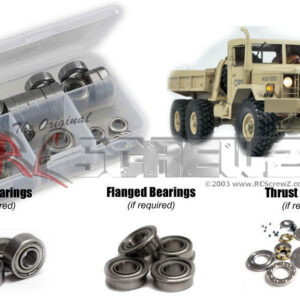 czr020b - Metal Shielded Bearing Kit Compatible With Cross RC HC-6 (#CZR90100040)