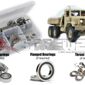 czr020r - Rubber Shielded Bearing Kit Compatible With Cross RC HC-6 (#CZR90100040)