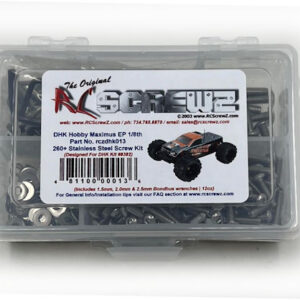 dhk013 - Stainless Steel Screw Kit For The DHK Maximus EP (#8382)