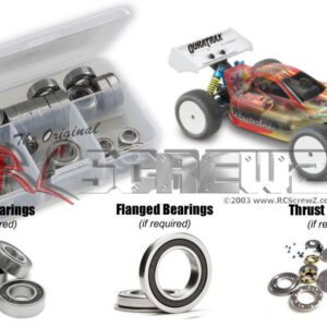 dur016r - Rubber Shielded Bearing Kit For The Duratrax Vendetta 1/18th RTR