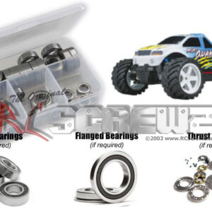 dur025r - Duratrax Mini Quake SE Rubber Shielded Bearing Kit