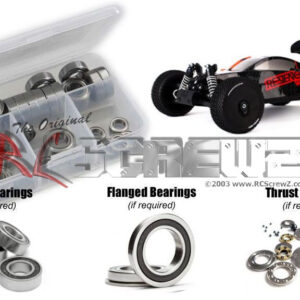 ecx002r - ECX Revenge Type E 1/8th (#ECX04000) Compatible Rubber Shielded Bearing Kit