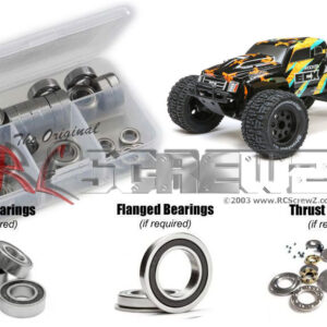 ecx006r - ECX Ruckus 2wd Monster 1/10th (#ECX03431) Compatible Rubber Shielded Bearing Kit