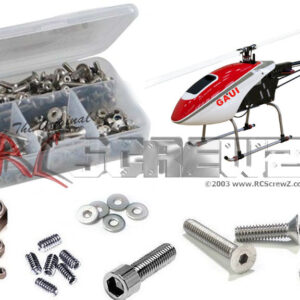 gau018 - Gaui GX9 50cc Heli Compatible Stainless Steel Screw Kit