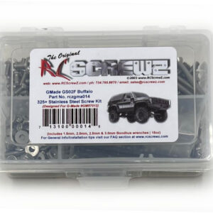 gma014 - Stainless Steel Screw Kit For The GMade GS02F Buffalo (#GM57012)