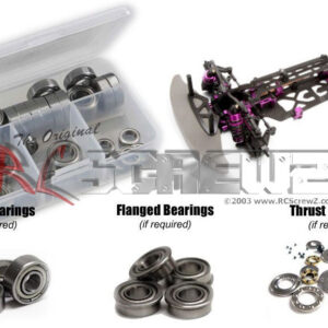 hot025b - Hot Bodies TCXX Touring 1/10th (#HBS68299) Compatible Metal Shielded Bearing Kit