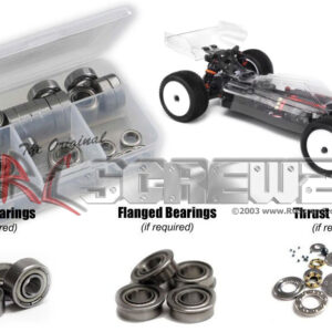 hot050b - Hot Bodies D418 4wd 1/10th (#204241) Compatible Metal Shielded Bearing Kit