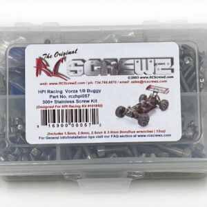hpi057 - HPI Racing Vorza 1/8 Brushless (#101709) Compatible Stainless Steel Screw Kit