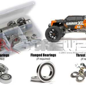 hpi099r - Rubber Shielded Bearing Kit For The HPI Savage XL 5.9 (#160102)