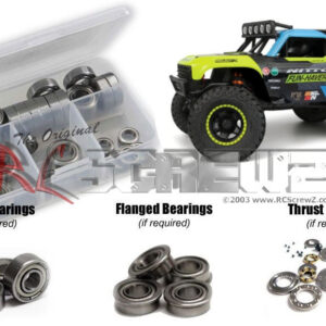 hpi108b - HPI Venture18 U4 Bronco 1/18th (#160805/887) Compatible Metal Shielded Bearing Kit