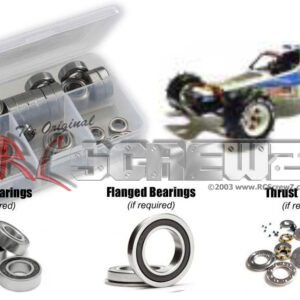 kyo006r - Rubber Shielded Bearing Kit For The Kyosho Optima 4wd (#3032 / Vintage)