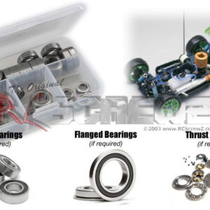 kyo008r - Rubber Shielded Bearing Kit For The Kyosho MP7.5 Kanai II 1/8th (#31271)