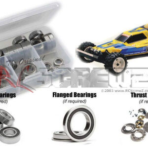 kyo010r - Rubber Shielded Bearing Kit For The Kyosho Rocky 1/10th (#3101 / Vintage)