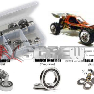 kyo012r - Rubber Shielded Bearing Kit For The Kyosho Javelin Vintage (#30618B)