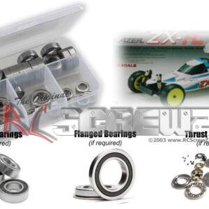 kyo013r - Rubber Shielded Bearing Kit For The Kyosho Lazer ZX-R 1/10th (#3147)