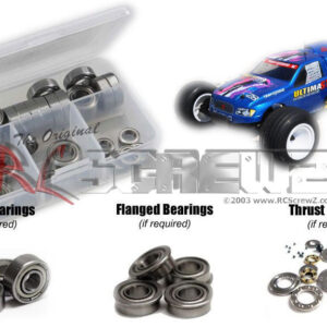 kyo016b - Metal Shielded Bearing Kit For The Kyosho Ultima ST Type R GP (#31972)