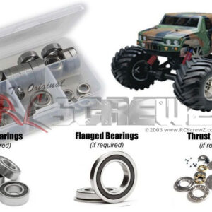 kyo018r - Rubber Shielded Bearing Kit For The Kyosho Mad Armour Monster (#31224)