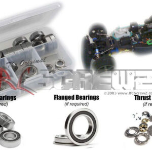 kyo037r - Rubber Shielded Bearing Kit For The Kyosho SuperTen FW-04 (#31001)