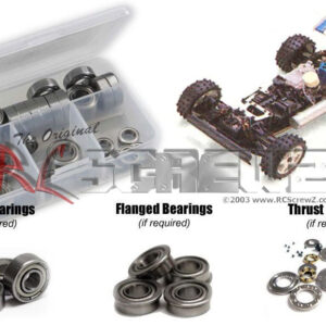 kyo042b - Metal Shielded Bearing Kit For The Kyosho Turbo Burns 4wd 1/8th (#3097)