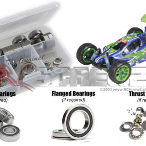 kyo044r - Rubber Shielded Bearing Kit For The Kyosho Inferno MP7.5 Kanai 3 (#31273)