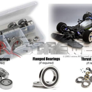 kyo048r - Rubber Shielded Bearing Kit For The Kyosho Evolva WC 2005 (#31285)