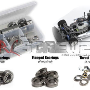 kyo057b - Metal Shielded Bearing Kit For The Kyosho V-One-RRR 1/10th Nitro (#31256)