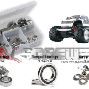 kyo058r - Rubber Shielded Bearing Kit For The Kyosho Giga Crusher DF/SF (#31141)