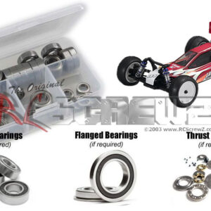 kyo061r - Rubber Shielded Bearing Kit For The Kyosho Lazer ZX-5 (#30076)