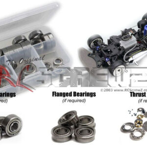 kyo096b- Kyosho V-One-S III 1/10th (#31331) Compatible Metal Shielded Bearing Kit