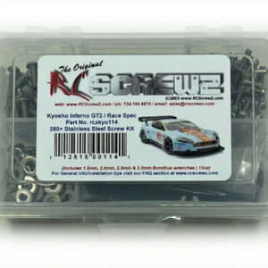 kyo114 - Stainless Steel Screw Kit For The Kyosho Inferno GT 2 / Race Spec
