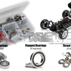 kyo129r - Rubber Shielded Bearing Kit For The Kyosho ZX-5 Type 3 (#30861)