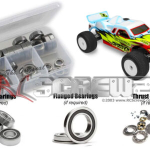 kyo154r - Kyosho Ultima RT6 Stadium (#30069B) Rubber Shielded Bearing Kit