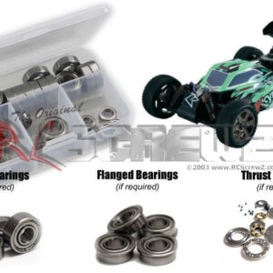 kyo182b - Metal Shielded Bearing Kit For The Kyosho NEO 2.0 4wd 1/8th (#31684)
